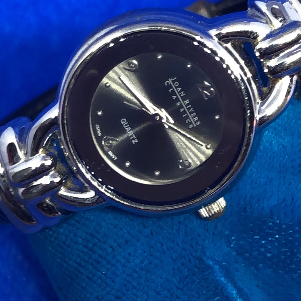 Black & Silver Joan Rivers Watch - Picture 8 of 8